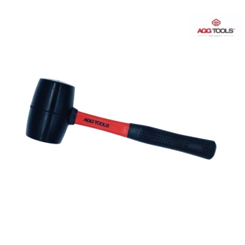 MAZO DE HULE MANGO DE FIBRA 16 OZ.